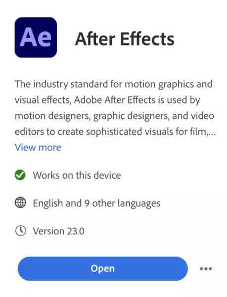 after effects version 13 download