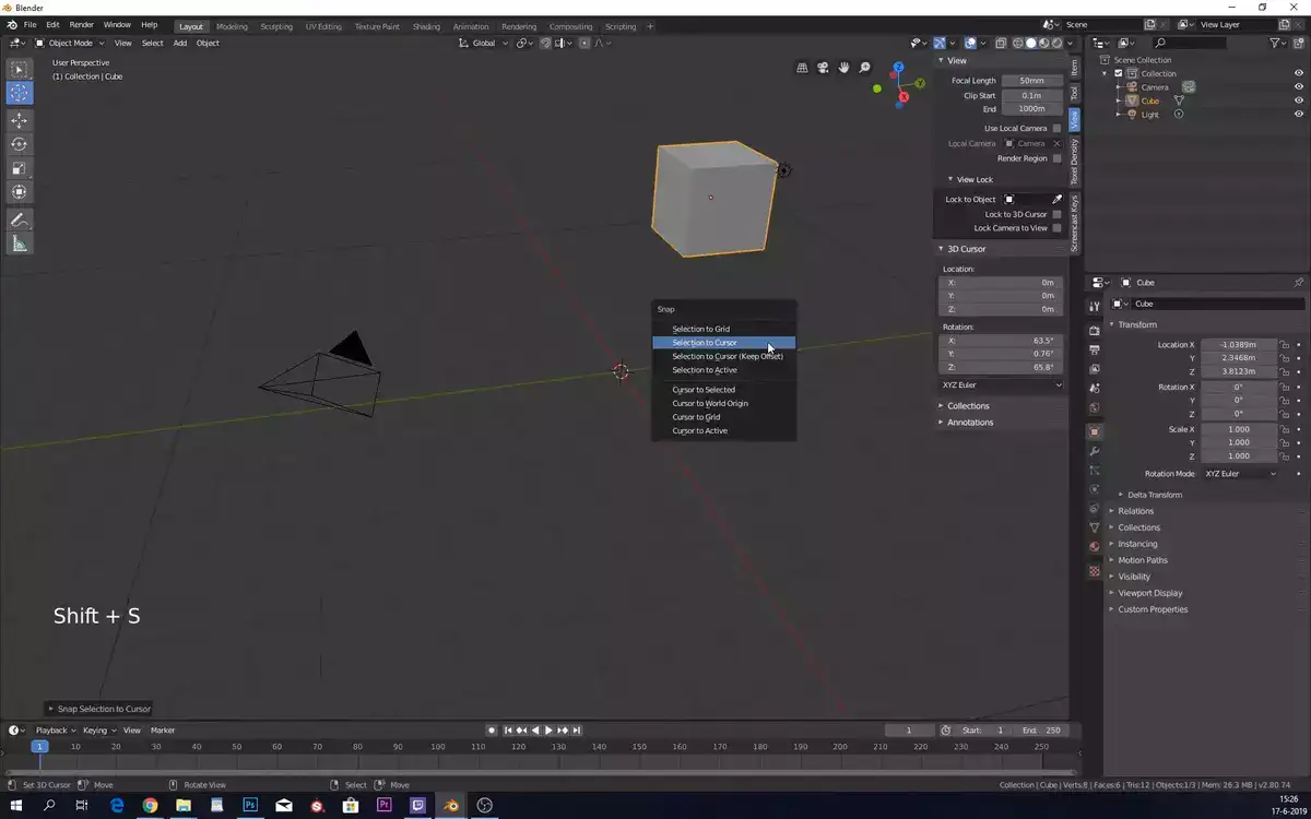 How center objects in Blender?