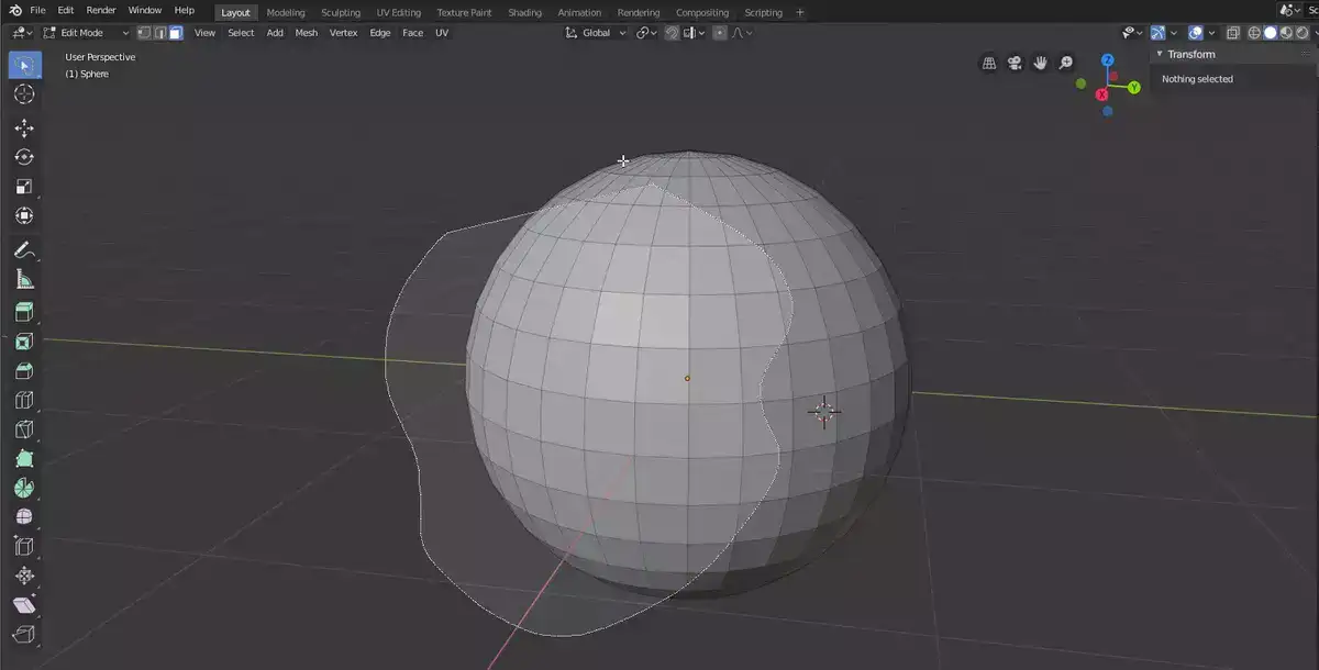 How select all in Blender?