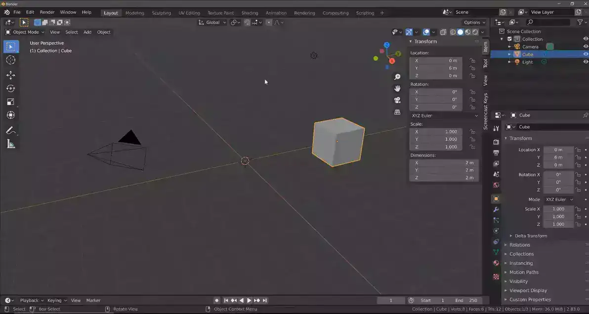 How to undo/redo in Blender? (Shortcuts Menu)