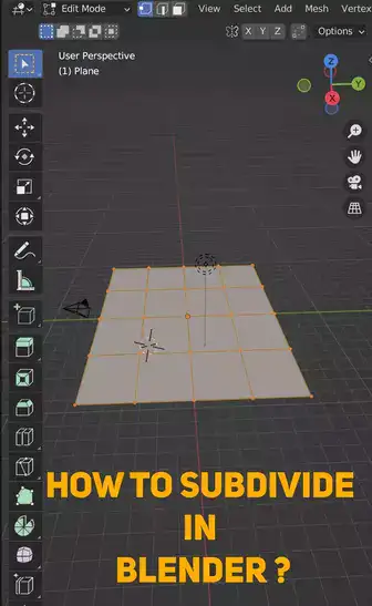 How Subdivide Blender?