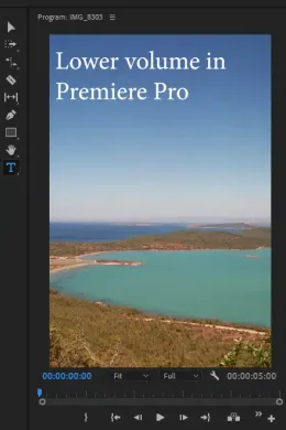 How to Lower Volume on Premiere Pro?