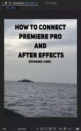 How to Connect Premiere Pro and After Effects (Dynamic Link)