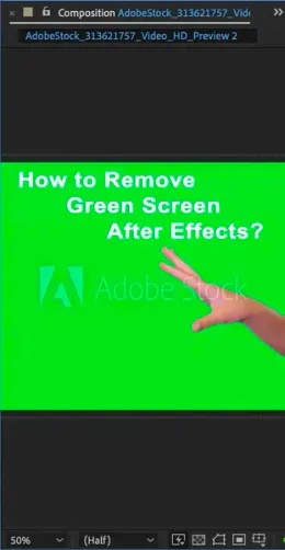 How to Remove Green Screen After Effects