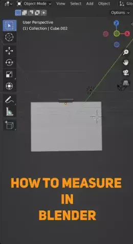 How to Measure in Blender?
