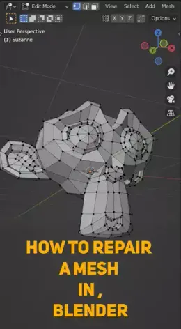 How to repair a mesh in Blender?