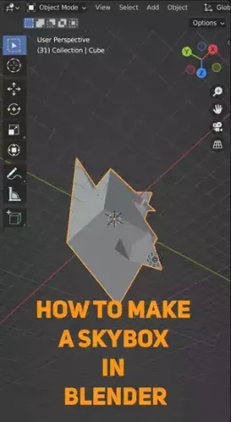 How to Make a Skybox in Blender?
