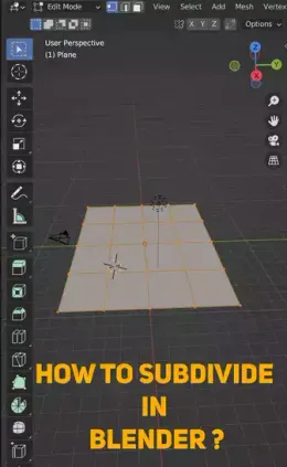How to Subdivide in Blender?