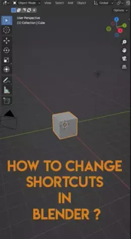 How to change shortcuts in Blender?