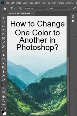How to Change One Color to Another in Photoshop? With Pictures!