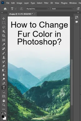 How to Change Fur Color in Photoshop? - With Pictures!