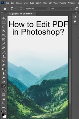 How to Edit PDF in Photoshop