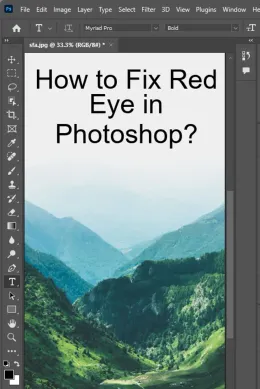 How to Fix Red Eye in Photoshop? - With Pictures