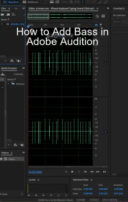How to Add Bass in Adobe Audition?