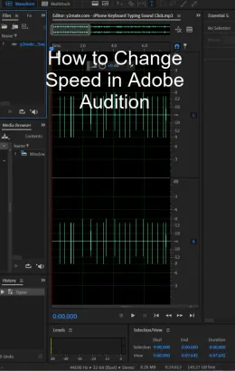 How to Change Speed in Adobe Audition? - 2 Steps!