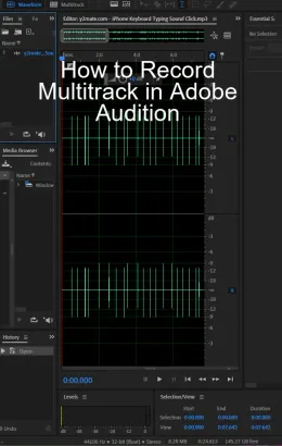 How to Record Multitrack in Adobe Audition?