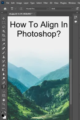 How to Align in Photoshop?