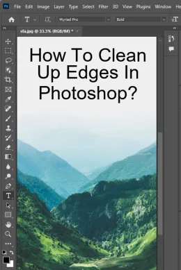 How to Clean up Edges in Photoshop?