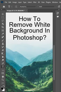 How to Remove White Background in Photoshop?