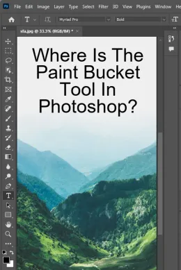 Where is the Paint Bucket Tool in Photoshop