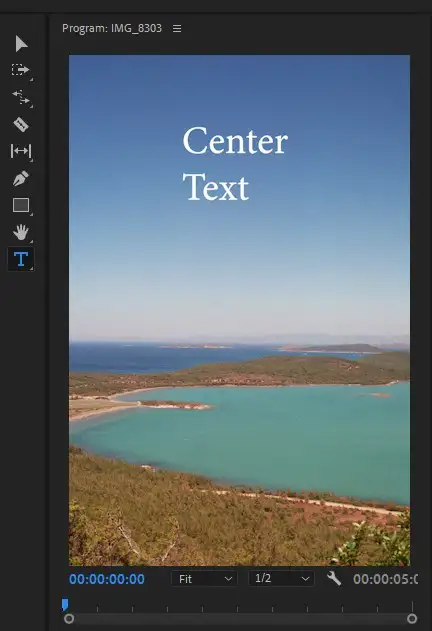 How to Center Text in Premiere Pro? Align automatically!