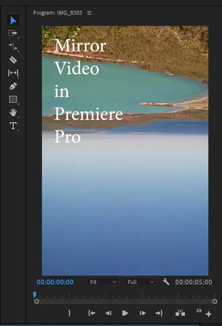 How to rotate/flip/mirror a video in Premiere Pro?