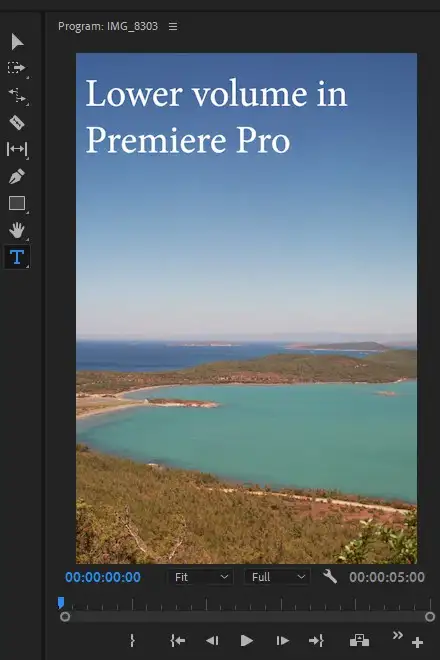 How to Lower Volume on Premiere Pro?