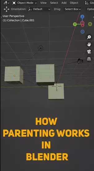 How parenting works in Blender?