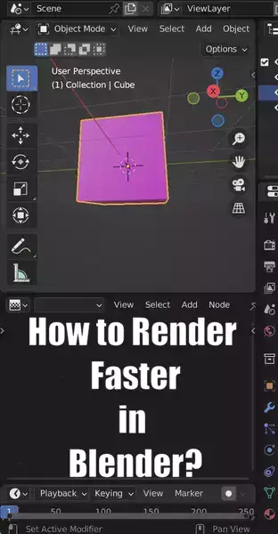 How to Render Faster in Blender? (Almost real time!)