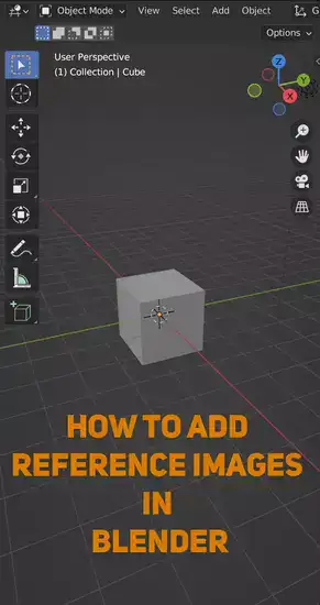 How to add reference images in Blender?