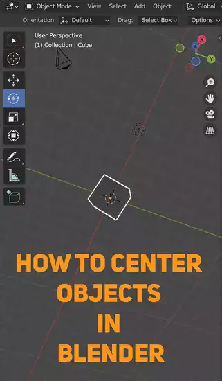 How to center objects in Blender?