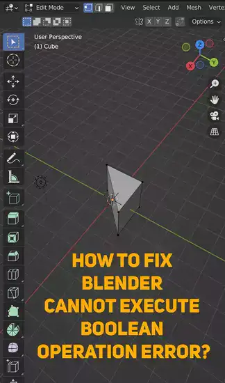 How to fix Blender cannot execute boolean operation error?