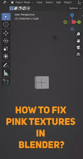 How to fix pink textures in Blender?