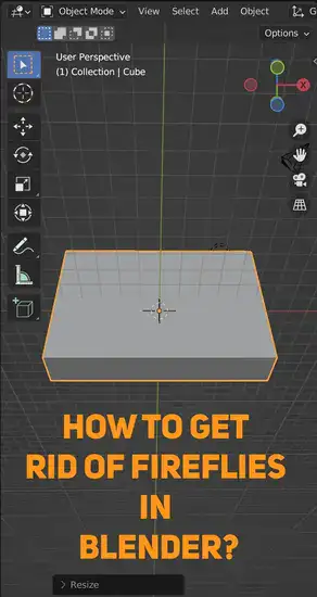 How to get rid of fireflies in Blender?