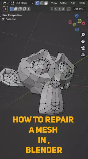 How to repair a mesh in Blender?