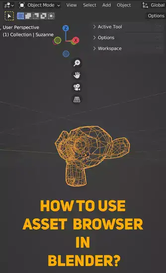 How to use asset browser in Blender?