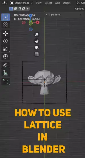How to use a lattice modifier in Blender?