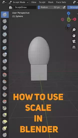 How to use scale in Blender?