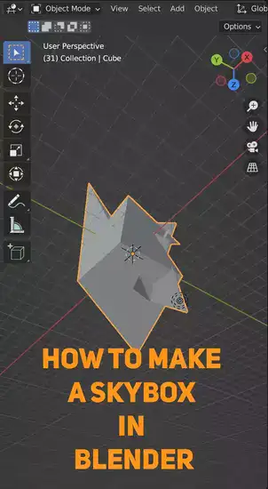 How to Make a Skybox in Blender?
