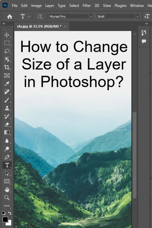 How to Change Size of a Layer in Photoshop? - With Pictures