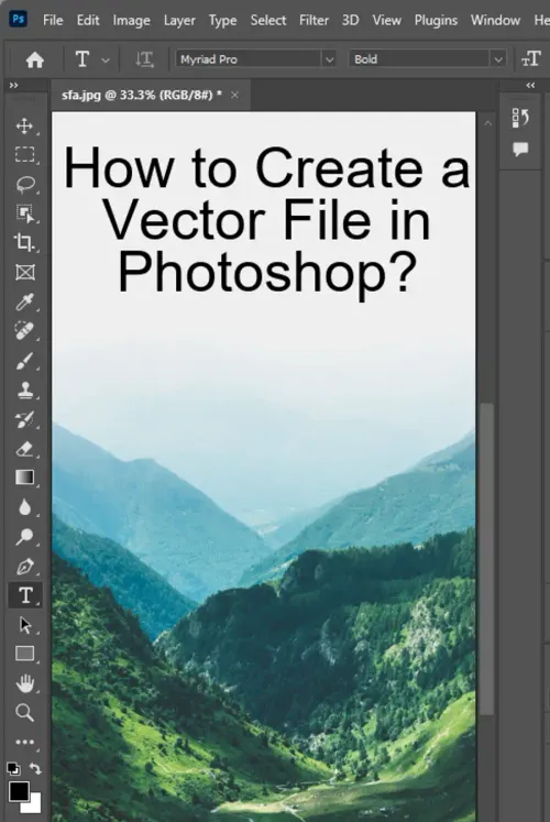 How to Create a Vector File in Photoshop? - With Pictures!
