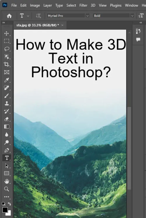 How to Make 3D Text in Photoshop? - With Pictures!