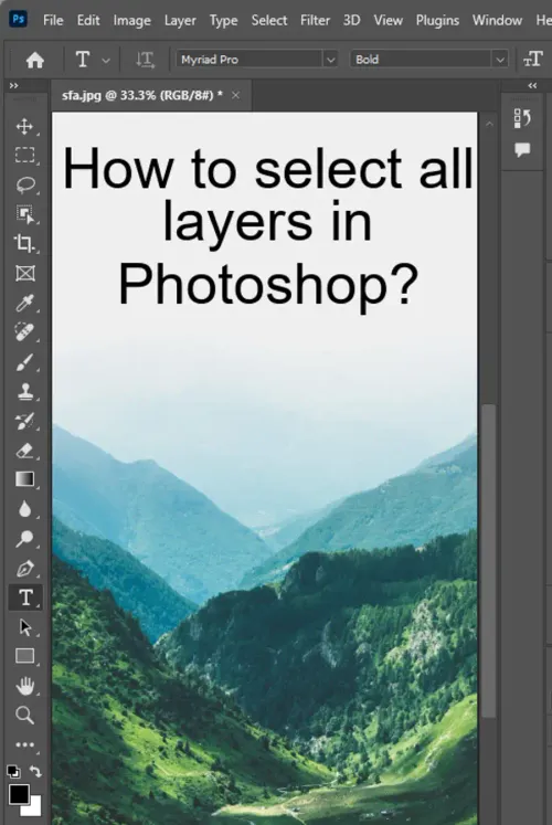 How to Select All Layers in Photoshop? - With Pictures!