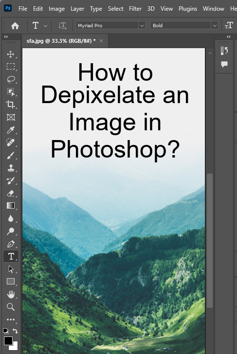How to Depixelate an Image in Photoshop