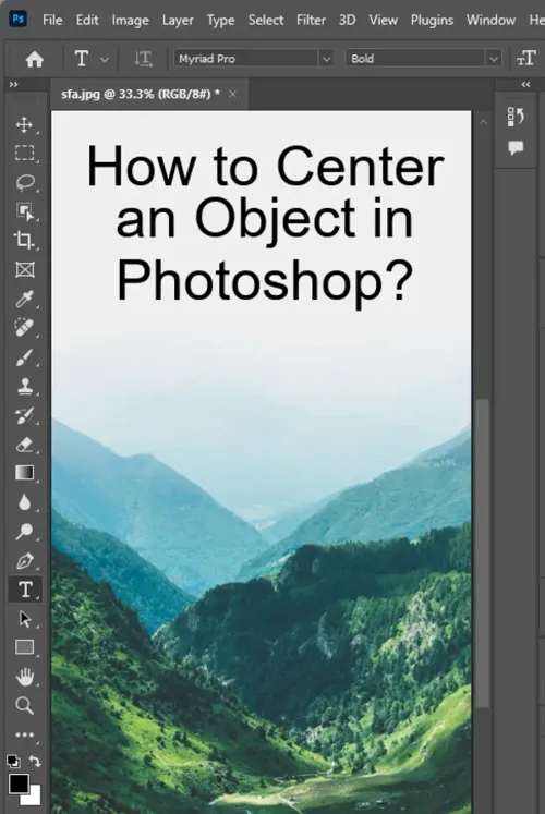 How to Center an Object in Photoshop? - 2 Methods!