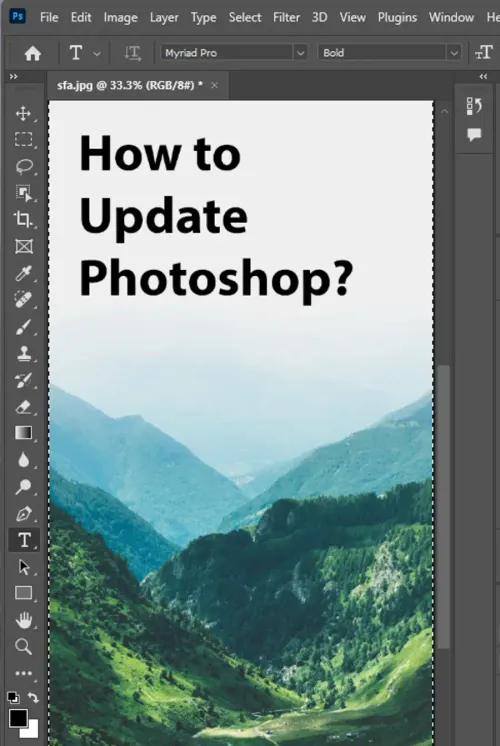 How to Update photoshop?