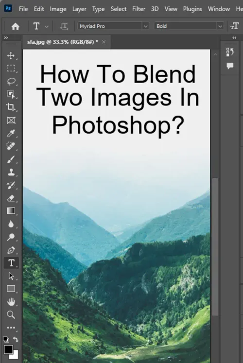 How to Blend Two Images in Photoshop?