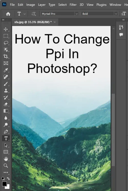 How to Change PPI in Photoshop?