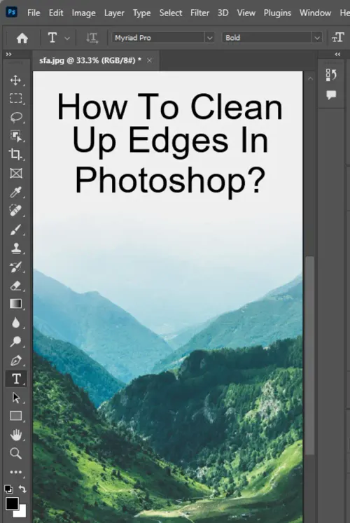 How to Clean up Edges in Photoshop?
