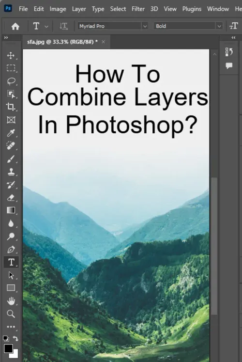 How to Combine Layers in Photoshop?